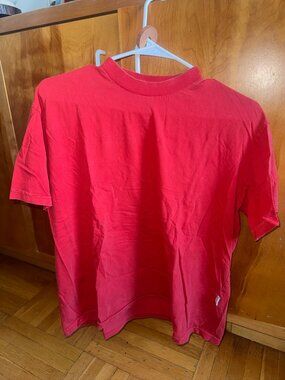 Sunnei Red Blank Tee (sz S)